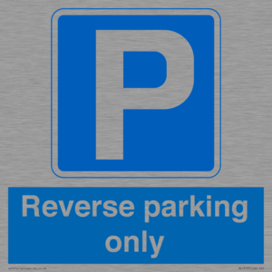 Reverse parking only